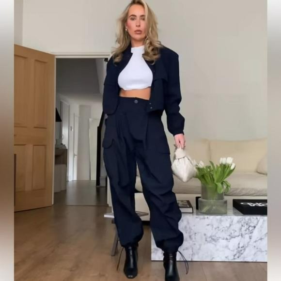 ZARA MAXI POCKET BOMBER - Picture 5 of 9